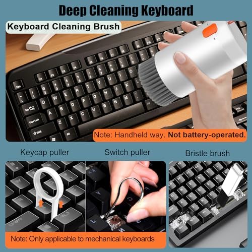 VICHYIE 20 in 1 Multifunctional Cleaner Kit for Electronic Devices (White) - Image 3