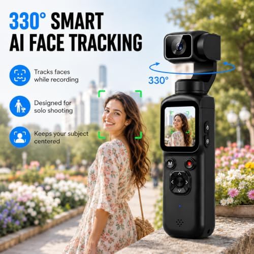 4K Pocket Gimbal Camera with Autofocus and Face Tracking - Image 6