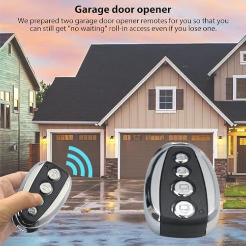 2024 Upgraded 2 Pcs Gate Remote Controls Transmitter for Automatic Gate Opener Electric Gate Hardware with Rolling Code 433.92MHz - Image 6