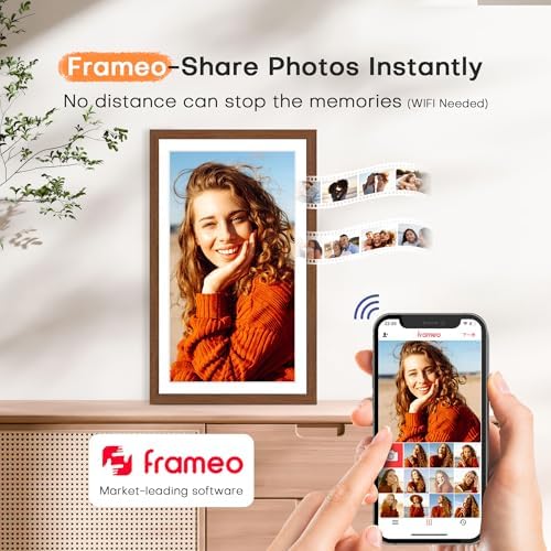 Digital Picture Frame, 15.6 Inch Frameo Digital Frame WiFi Large Display - Image 3
