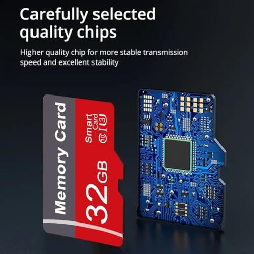 2 Pack Memory Card 32GB with Adapter, High Speed TF Card, UHS-I C10 A1 Memory TF Card for Tablet/Mobile Phone/Camera/Car Audio/Game Console (32, GB) - Image 4
