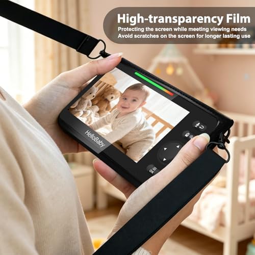 HelloBaby 5" Sleek Gray-White Baby Monitor Case for HB6550 Display - Image 4