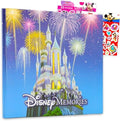 Disney Scrapbook Album - Bundle with 12" x 12" Travel Photo Book for Souvenirs, Memories, Family Travel, More Plus Stickers | Disney Memory Photo Scrapbook by Disney