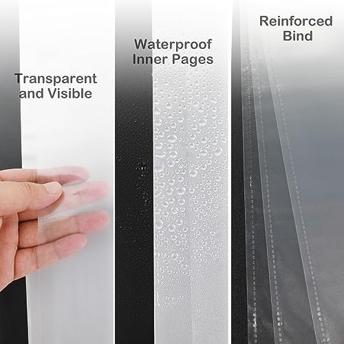 2 Packs A3 Diamond Paintings Storage Books, Large 30x40 Diamond Art Storage Presentation Book with 60 Pags, Diamond Painting Art Portfolio Folder, Clear Pockets Artwork Storage Photo Display Album - Image 4