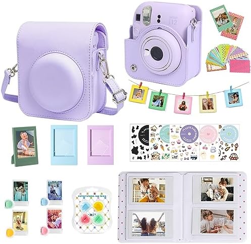 Mini Kit for Fujifilm Instax Mini 12 Instant Camera, Lilac Purple by wogozan