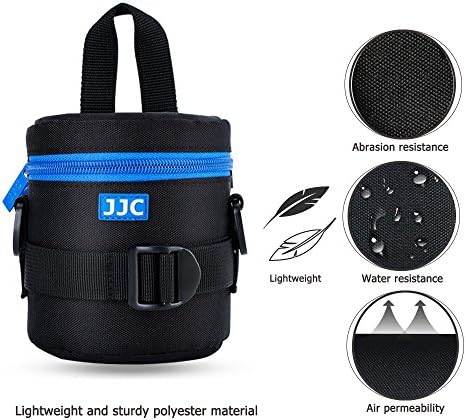 JJC Deluxe Lens Case Pouch Bag for Camera Lens Below 2.95" x 3.93"(D x L) - Image 2