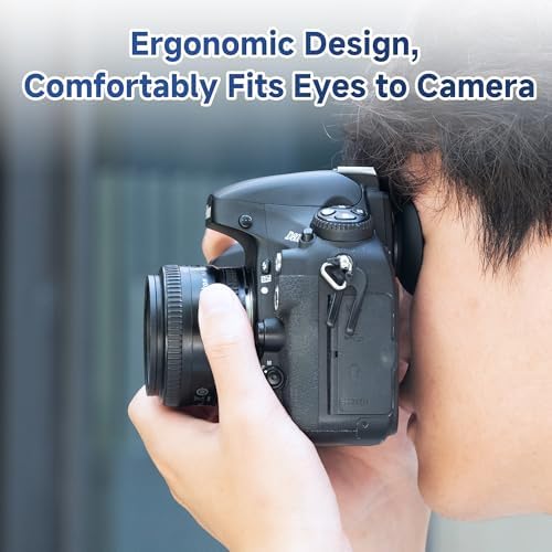 JJC Soft Eyepiece Eyecup Viewfinder for Nikon D850 D500 D810 D800 D700 Df - Image 3