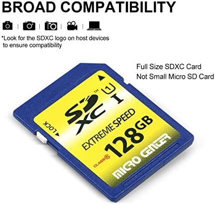 128GB Class 10 SDXC Flash Memory Card Full Size SD Card USH-I U1 Trail Camera Memory Card by Micro Center - Image 4