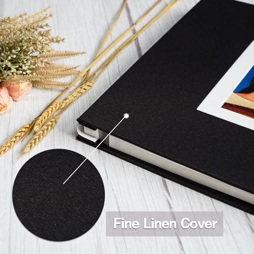 Vienrose Self Adhesive Photo Album 40 Pages for Wedding, Baby Growth, Black - Image 3