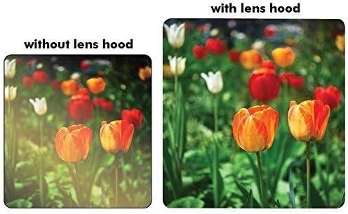 Master Pro 55MM UV Filter + 55mm Tulip Lens Hood for Nikon AF-P DX NIKKOR 18-55mm F3.5-5.6G VR Lens, Control The Exposure - 55 mm Ultraviolet Filter & 55 mm Lens Hood - Shop Smart! - Image 2