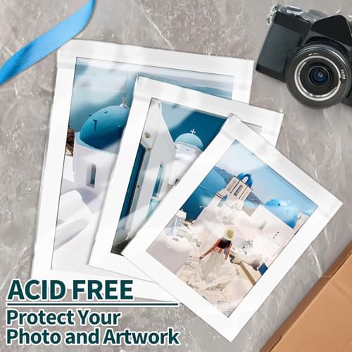 ZBEIVAN 100 Pack 11 1/4" x 14 3/16" Acid-Free Crystal Clear Sleeves Storage Bags for 11x14 Art Prints, Photo Framing Mats, and Craft Wrapping - Image 4