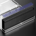 ESD Professional Stainless Steel Gel Swab Sticks for Cleaning Camera Lenses, sensors, PCB, SMT, semiconductors and Particularly Sensitive Electronics. (Blue-100Packs, Electrostatic adsorption) by ChooseAAnoutuoandenjoylife