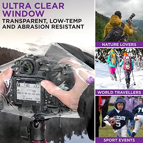 Altura Photo Camera Rain Cover, Waterproof Lens Jacket for Canon Sony Nikon - Image 4