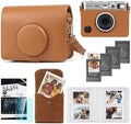 CAIYOULE Camera Case for Fujifilm Instax Mini EVO Instant Camera, Brown by CAIYOULE