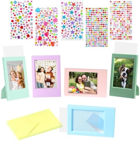 Picture Frames and Craft Gem Stickers for Polaroid Instax Mini Films by Unknown