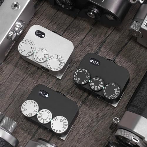 TsoLay Film Camera Exposure Meter, Photography Light Meter, 3 Dials Retro Exposure Indicator, 35° Viewing Angle, Adjustable ISO, Aperture, Shutter Speed, Rechargeable, Compatible with Various Cameras - Image 7
