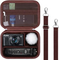 BOVKE Case for Canon G7X Mark III II/PowerShot SX740 SX730 Camera, Brown by BOVKE