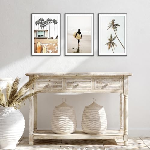 Americanflat Front Loading 13x19 Picture Frame with Shatter-Resistant Glass - Set of 3 - Use as 11x17 Frame with Mat - Metropolitan Collection - Photo Frames for Wall Display - Black - Image 6