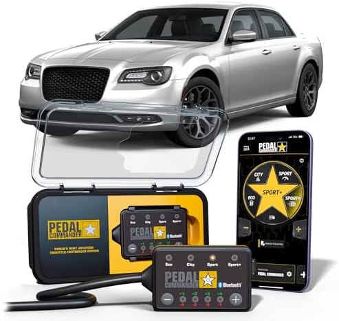 PEDAL COMMANDER for Chrysler 300 2007-2023 Throttle Response Controller - Plug-and-Play, 36 Driving Settings & Anti-Theft, Throttle Controller Upgrade, 300 Accessories by PEDALCOMMANDER