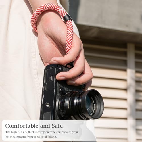 VOVMOEYA Rope Camera Wrist Strap,Camera Hand Strap Compatible with A6400 A6000 A7 IV,for Fujifilm X100V for Nikon Zf Z30 for Canon EOS R6 R7 R8 R10 Camera Wrist Straps for dslr - Image 3