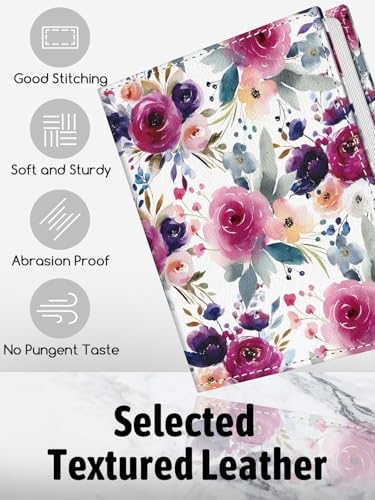 Photo Album 4x6, Small Picture Book Rose Flower Watercolor Paint - Image 3