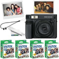 FUJIFILM instax Wide 400 Instant Film Camera (Black + Extra Film (80 Sheets)) by FUJIFILM