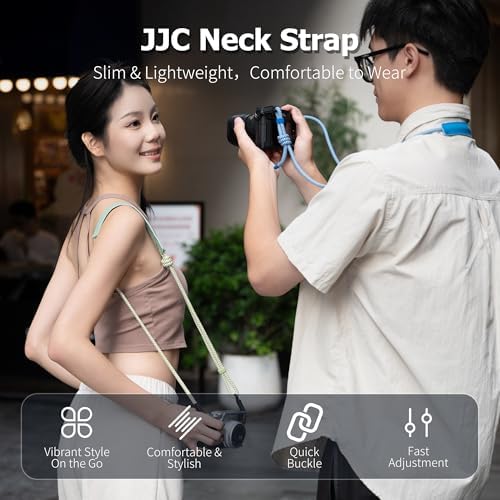 50.4''/128CM Adjustable Braided Camera Shoulder Strap for Mirrorless Camera - Image 2