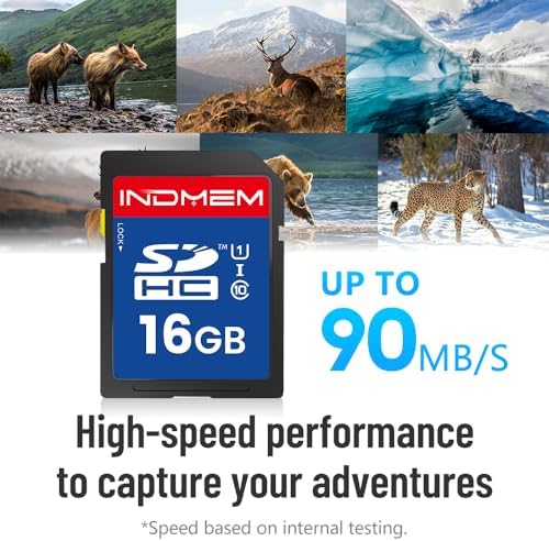 16GB SD Card (3 Pack), C10 SDHC UHS-I Memory Cards U1 Class 10 High-Speed Full 4K HD Video Compatible with Digital Point-and-Shoot Cameras, HD Camcorders, DSLR and PC - Image 2