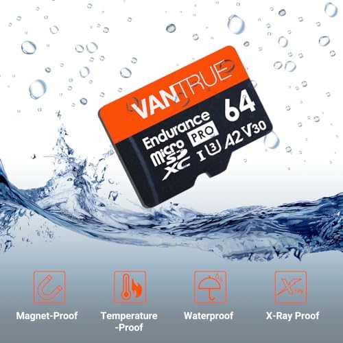 Vantrue 64GB microSD UHS-I U3 Memory Card with Adapter for Dash Cams - Image 3