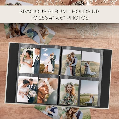 Beautiful Linen Photo Album For 4x6 Photos - Holds Up To 256 Pictures - Image 3