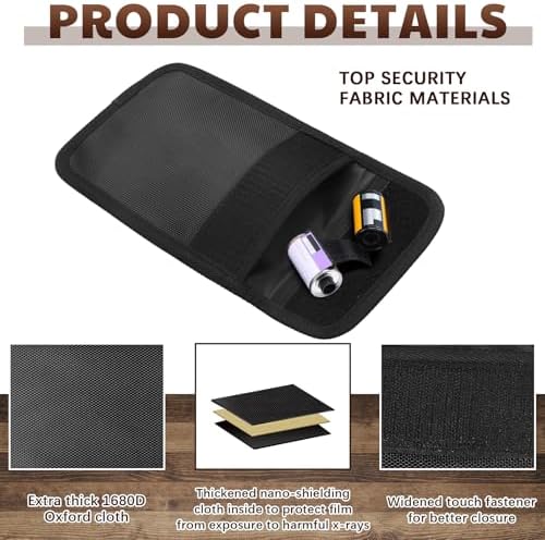 2 Pcs Film Bag X-Ray Proof Film Case 711-11b Small - Image 3