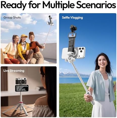ULANZI MT44M 2-in-1 Auto Open Magnetic Phone & Camera Tripod with Remote - Image 4