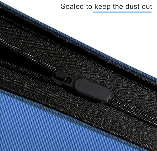 eTone Film Negative Storage Album, Black PU Leather, 50 35mm Acid-Free Sleeves, Triple Ring Binder Box, 13.18x7.08x1.96 Inch (Blue) - Image 5