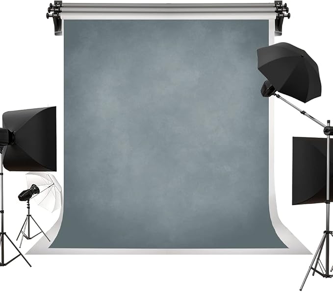 Kate 5x7ft Abstract Blue Grey Backdrop Portrait Backdrops for Vintage Photography by KateBackdropforPhotography