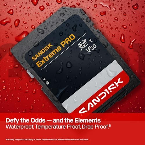 SANDISK 128GB Extreme PRO SD UHS-I Card - Up to 250MB/s Read Speed and 120MB/s Write Speed, 4K UHD, Full HD, U3, and V30 - SDSDXXJ-128G-GSCIN - Image 5