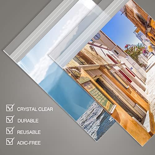 50 Pack 12x16 Inch Acid-Free Crystal Clear Plastic Sleeves for Art Prints - Image 3