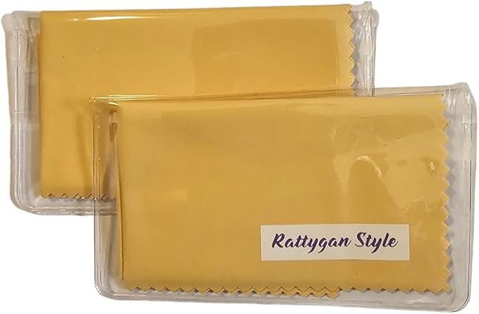 Premium Microfiber Cleaning Cloth in Individual PVC Pouches - Glasses Cleaning Cloth for Eyeglasses, Screens, Phones, Computer, Camera Lens, and Delicate Surfaces (2 x 1Pack) - Image 7