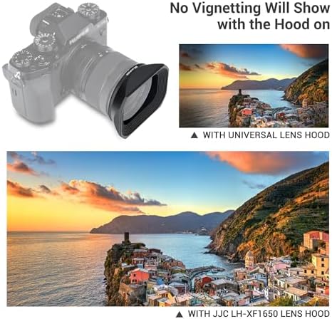 JJC Metal Square Lens Hood for Fujifilm XF 16-50mm f/2.8-4.8 R LM WR Lens - Image 5