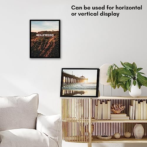 Americanflat 10x13 Picture Frame - Slim Molding - Black - Image 4