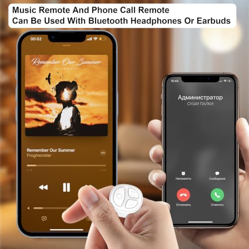 TikTok Scrolling Ring, Bluetooth Camera Remote Control, Scrolling Ring Remote for iPhone TIK Tok Facebook YouTube Instagram Android Phone, Auto Tapper for TikTok Live (White) - Image 6