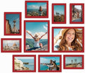 Vittanly 10 Pack Picture Frames Collage Wall Decor, Red by Vittanly