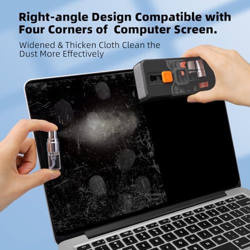 Keyboard Cleaner & Laptop Cleaning Kit, All-in-1 for Computer PC, Black - Image 3