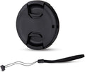JJC 55mm Front Lens Cap Cover for Nikon D3500 D7500 + AF-P 18-55mm Kit Lens | for Sony E 18-135mm f3.5-5.6, FE 28-70mm f3.5-5.6, FE 50mm f2.8, Nikon AF-P 18-55mm f3.5-5.6G Lens & More 55mm Thread Lenses by JJC