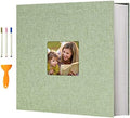 Vienrose Photo Album with Window Self Adhesive 13x12.6 120 Pages Grassgreen by Vienrose