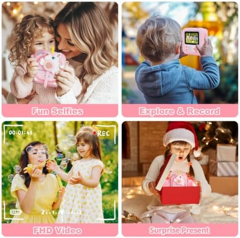 ARNSSIEN Kids Instant Print Camera for Toddlers 1080P 2.4in+180° Flip Lens - Image 6