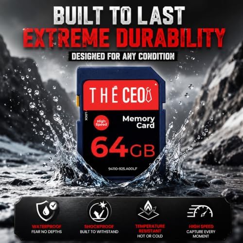 THE CEO SD Card for Camera 32GB Class 10 UHS-I Memory Card Compatible - Image 2