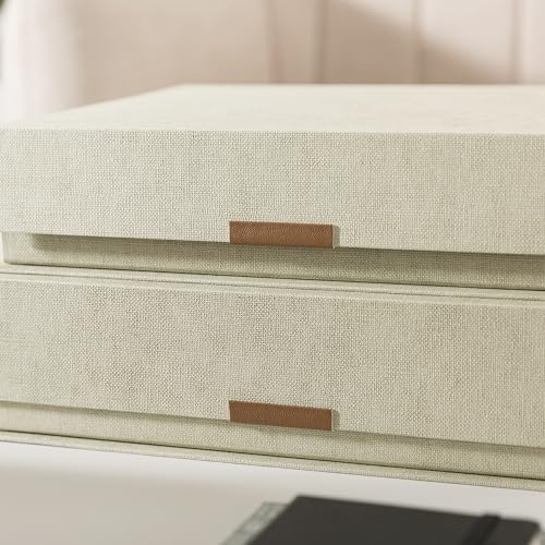 Soul & Lane - Letter Keepsake Box, Magnetic Lid, Set of 2, Ash Green - Image 4