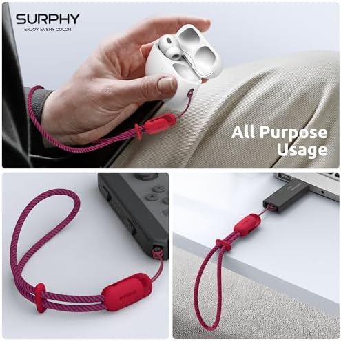 SURPHY 2 Pack Phone Lanyard, Phone Wrist Strap for Case, Camera Wrist Strap - Image 6