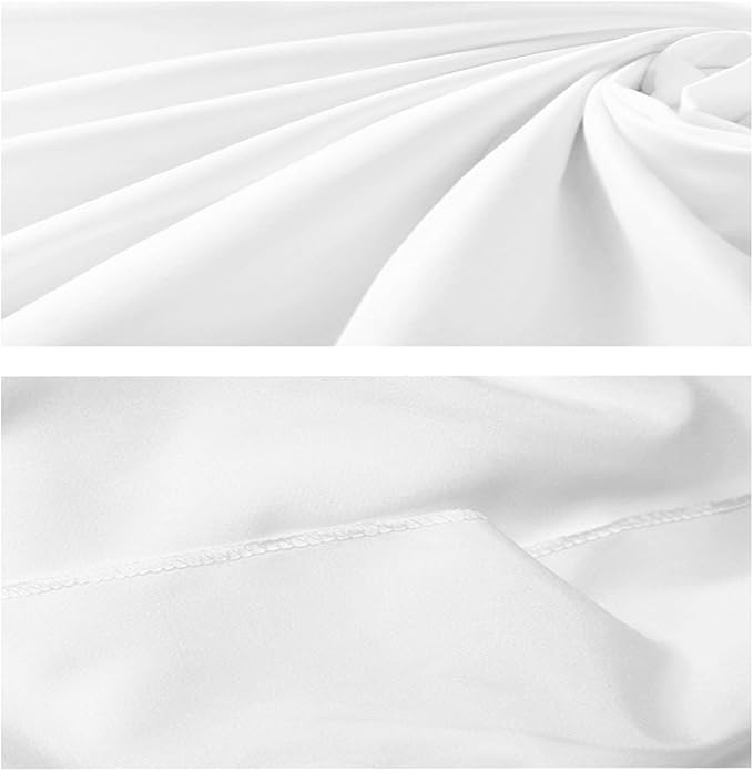Solid Photography Backdrop Background Chromakey Muslin Portrait Background Screen for Photo Video Studio… (White, 10x12ft) - Image 6