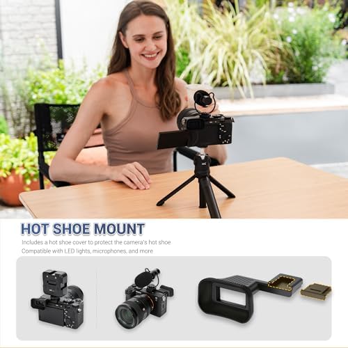 JJC Soft Rubber Eyecup Eyepiece Viewfinder for Sony A7CII A7CR(Not for A7C) - Image 4
